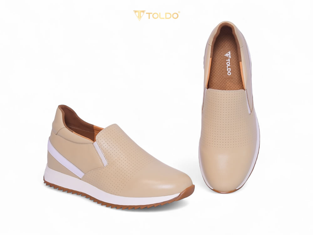 Giày cao 8cm thể thao da thật SC1044 10